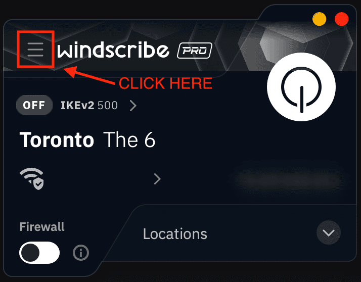 Preferences menu location